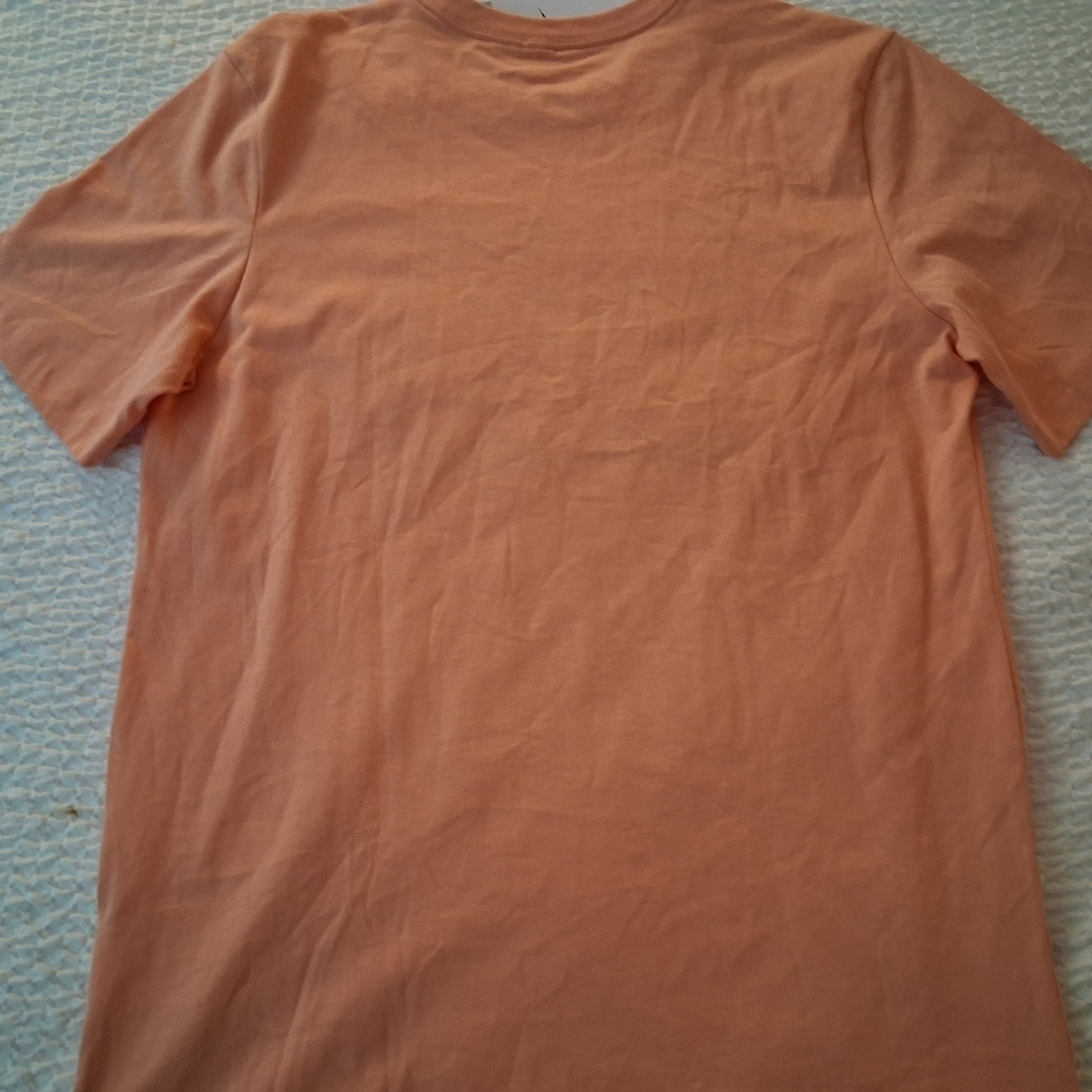 Nike Peach Men's Fittness Graphic Tee - Picture 4 of 5